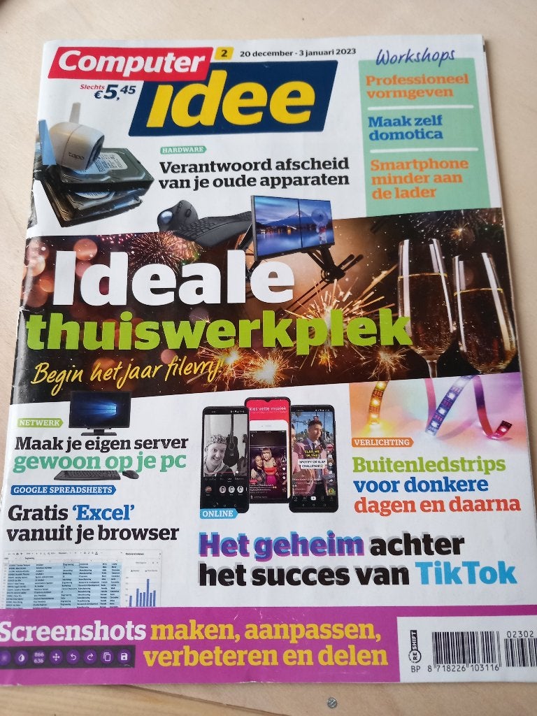 Computeridee, Ophalen of Verzenden, Zo goed als nieuw, Muziek, Film of Tv