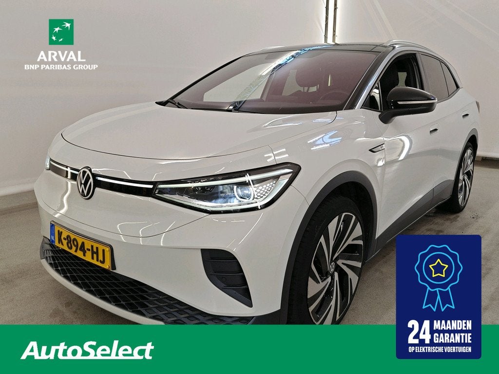 Volkswagen ID.4 77 kWh 204pk Max | SOH 87% | Trekhaak | Warm, Auto's, Volkswagen, Automaat, Achterwielaandrijving, Gebruikt, Zwart