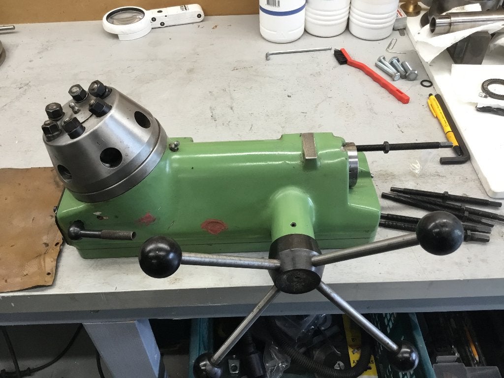 Schaublin 102 Turret (revolving tailstock), Doe-het-zelf en Verbouw, Ophalen, Gebruikt, Onderdeel