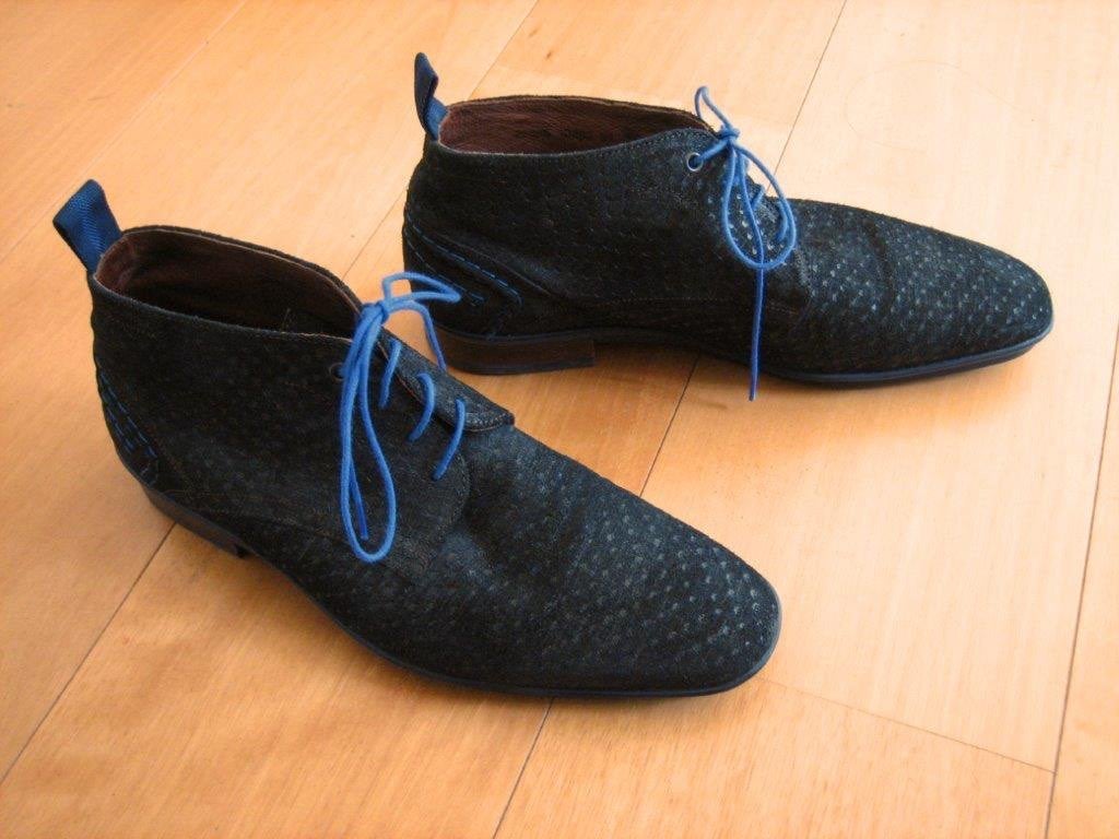 Speelse zwart suede schoen FLORIS VAN BOMMEL 6,5 snazzeys, Kleding | Heren, Verzenden, Zwart, Floris van Bommel, Nieuw