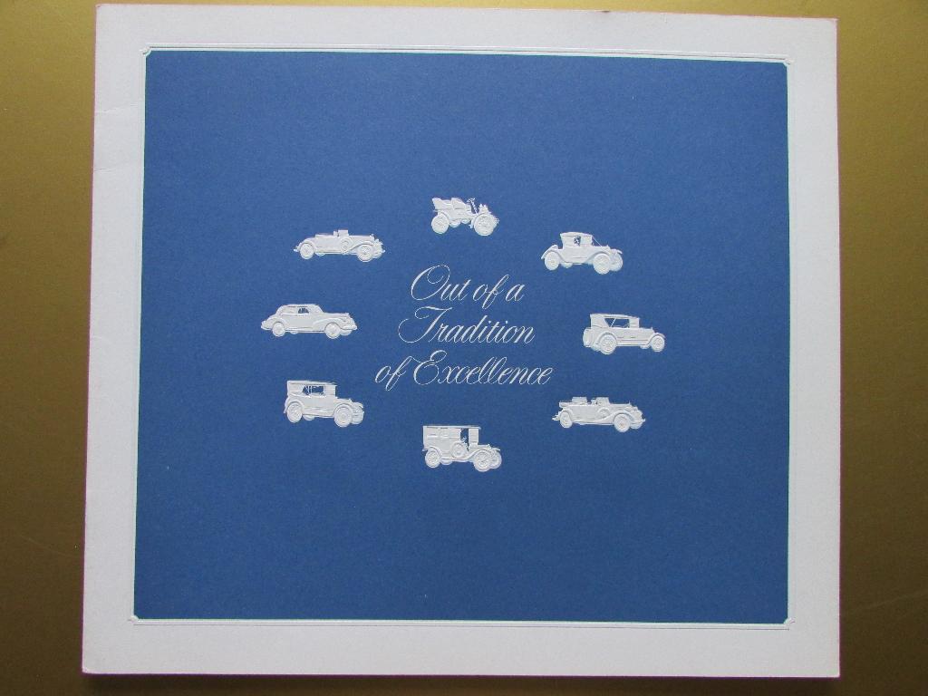 1972 Cadillac prestige brochure, Engels, Ophalen of Verzenden, Zo goed als nieuw, Overige merken