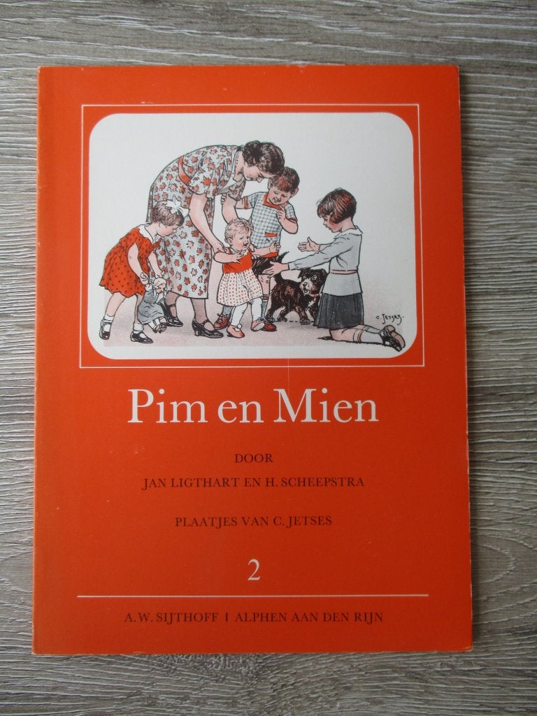 Pim en Mien 2 - Jan Ligthart & H. Scheepstra, Ophalen of Verzenden, Gelezen, Fictie algemeen