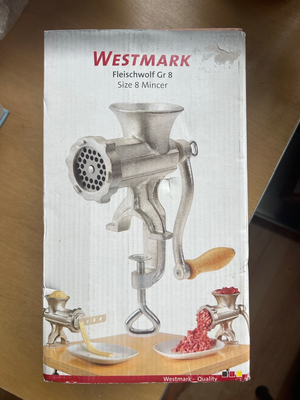 Westmark Vleesmolen Gr 8 - Maat 8 Mincer, Ophalen of Verzenden, Nieuw