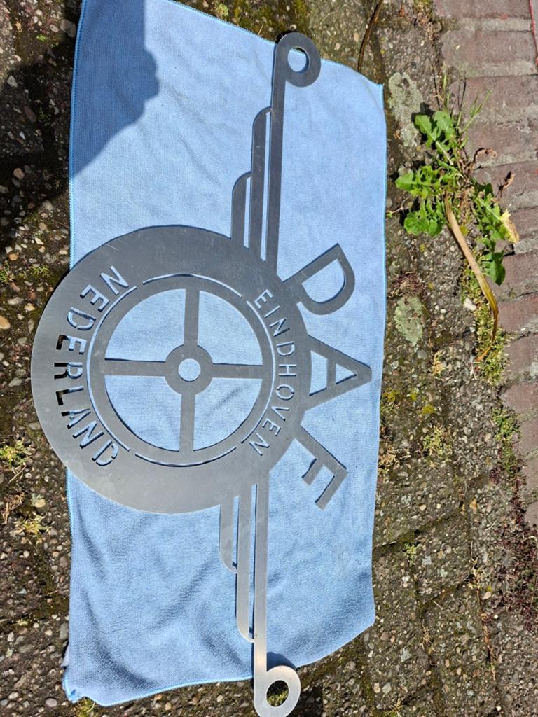Daf logo RVS, Ophalen, DAF