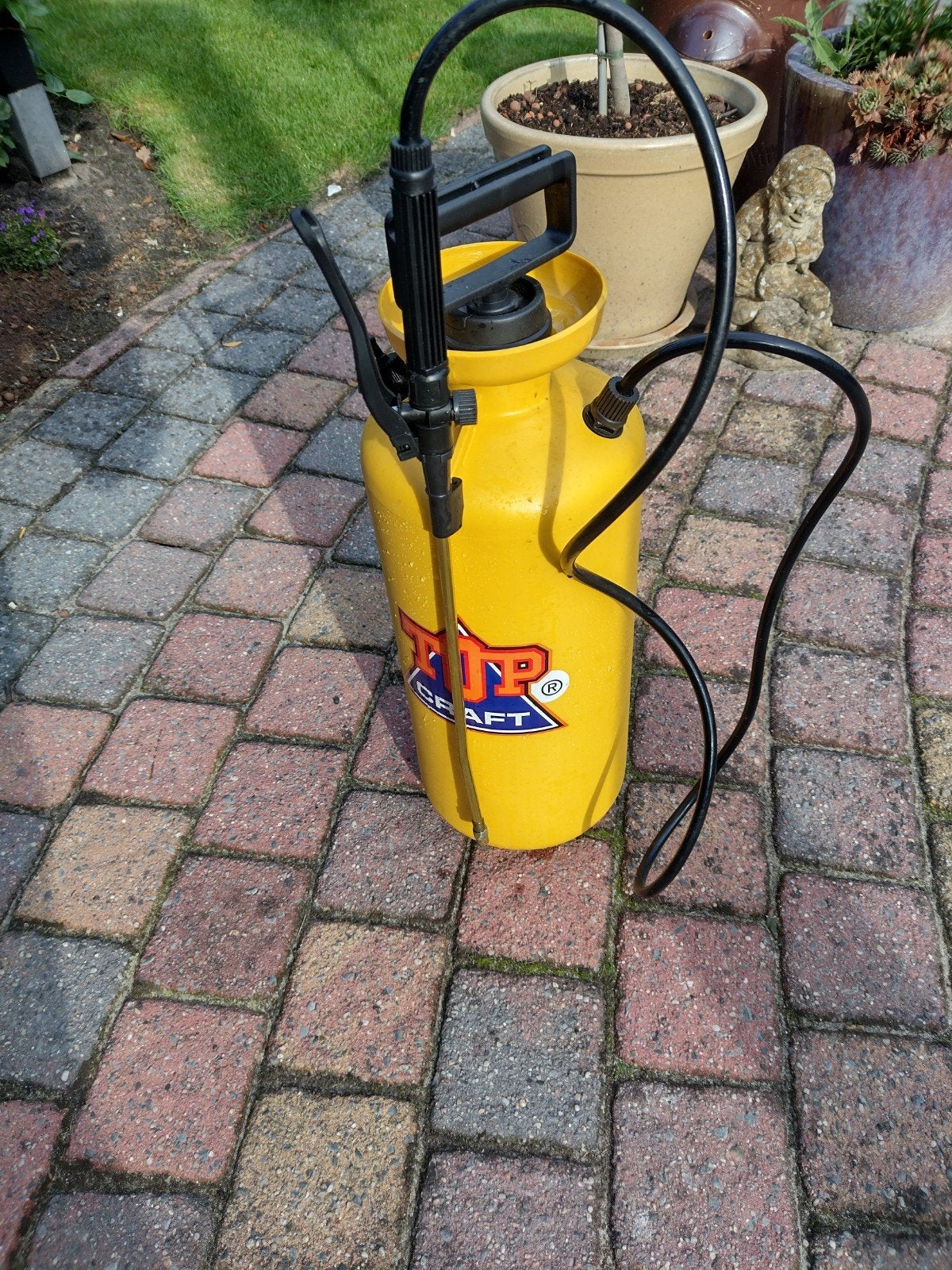 Gele drukspuit 7.5 liter - TIP Craft, Ophalen, Gebruikt, Kunststof