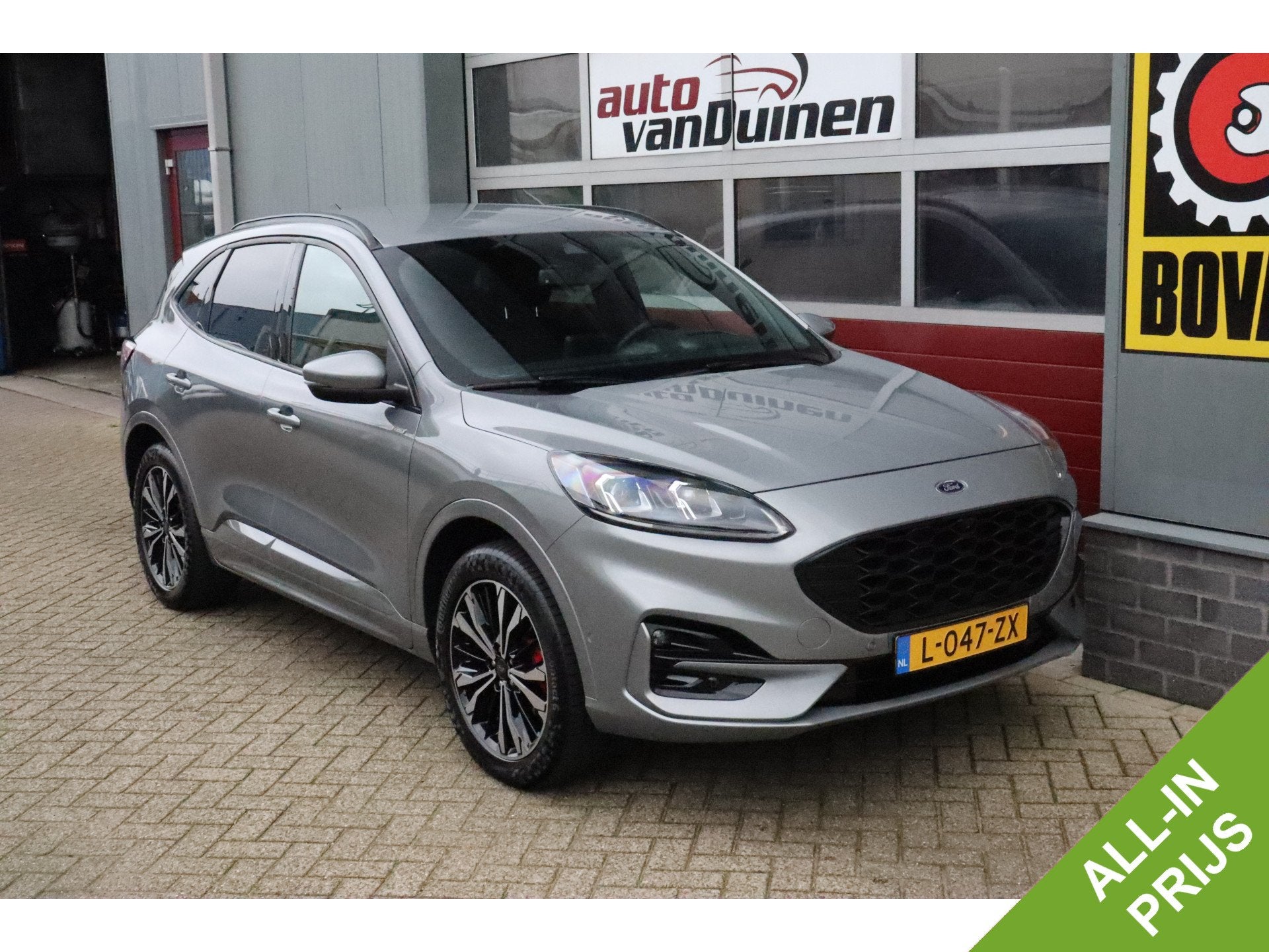 Ford Kuga 2.5 PHEV ST-Line X O.a: Stoel+stuurverw, B&O, HUD,, 14 kWh, Gebruikt, 4 cilinders, Verwarmde buitenspiegels