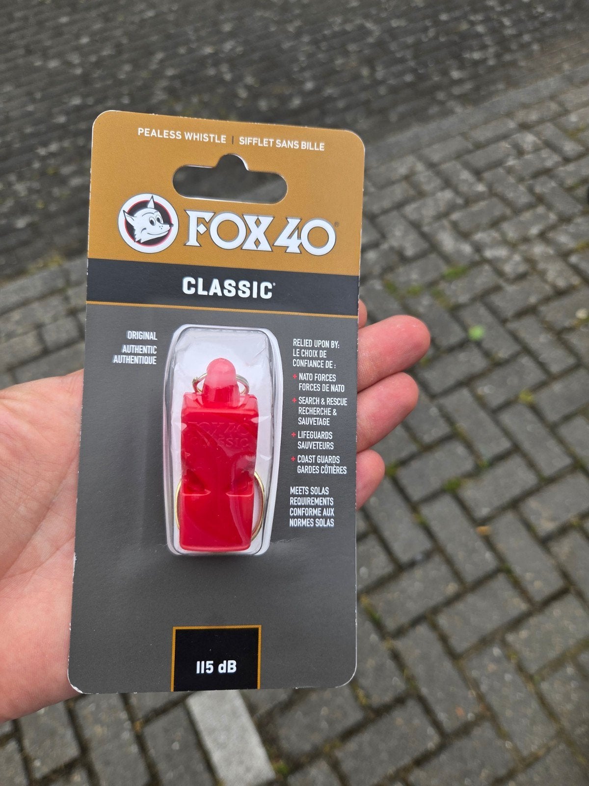 Fox 40 Classic fluitje (4 stuks beschikbaar), Sport en Fitness, Ophalen of Verzenden
