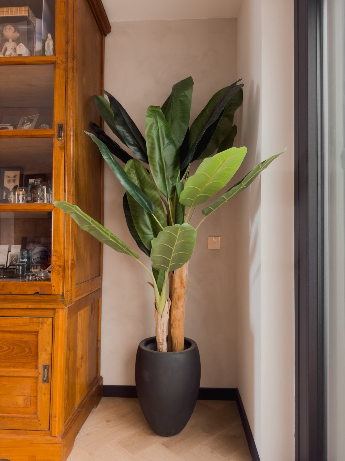 Bananenplant kunst, Huis en Inrichting, Groene kamerplant, Ophalen, 150 tot 200 cm