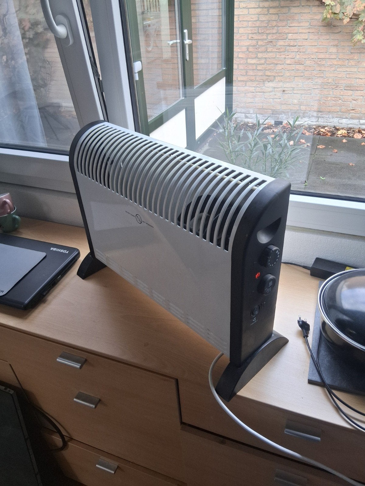 Elektrische ventilator kachel CK2003T bijverwarming, Ophalen, 30 tot 80 cm, Kachel, Minder dan 60 cm