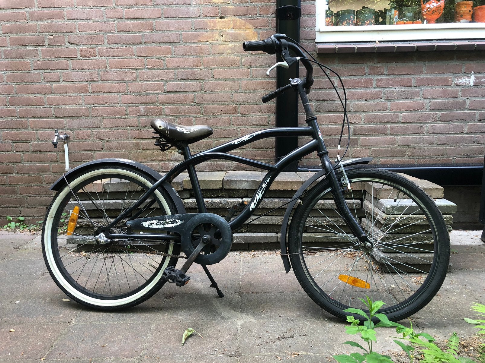 Jongensfiets 22 inch., Ophalen, Terugtraprem, 22 inch, Gebruikt