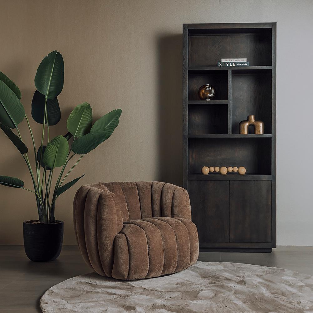 ACTIE Draaibare Fauteuil Verdi Mocca Beige Gratis Bezorgd (3, Nieuw, 75 tot 100 cm, Ophalen of Verzenden, Draaibare fauteuil kleur mocca beige gratis bezorging