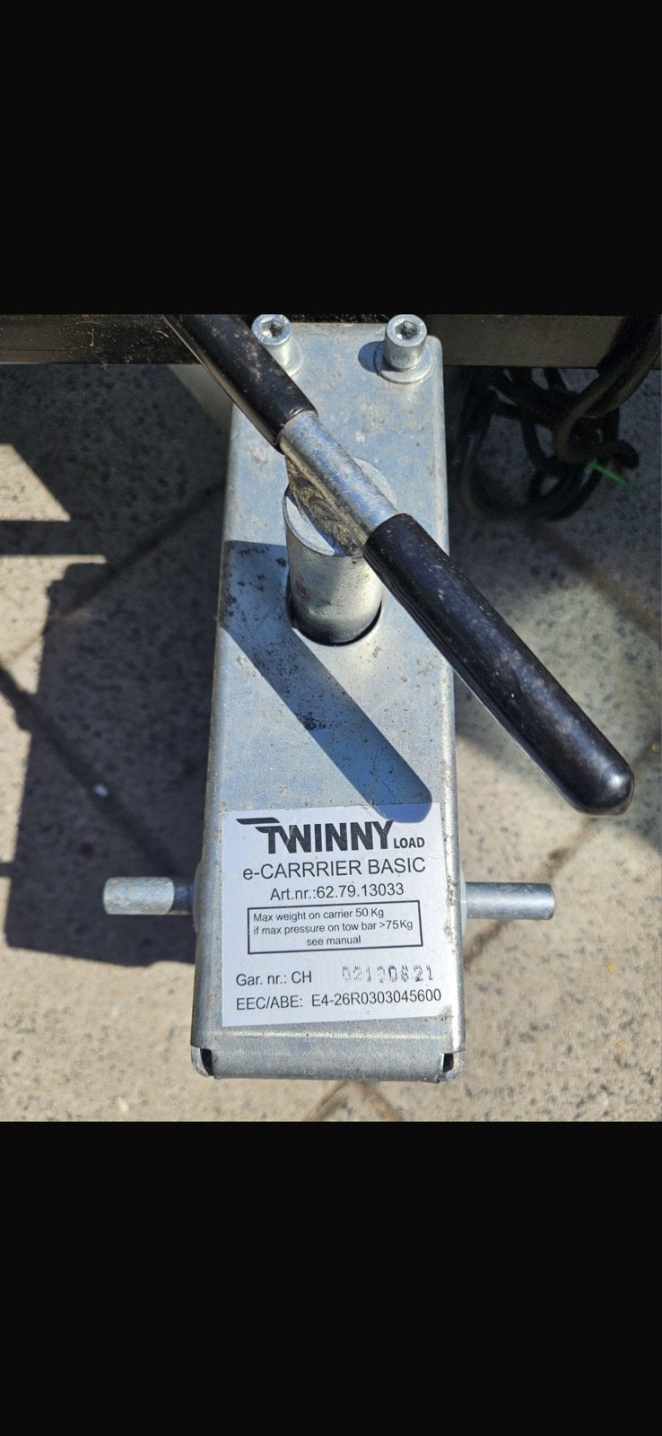 Twinny Load e-Carrier Basic fietsendrager 2fietsen / e-bikes, Ophalen, Gebruikt, 2 fietsen, Trekhaakdrager