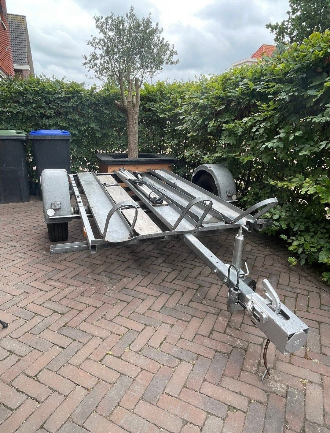 Motortrailer te huur - 3 motoren of 2 motoren en 1 fiets, Aanhangwagen