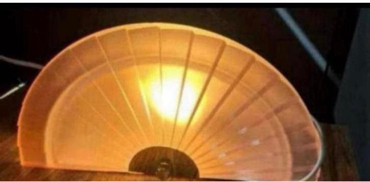 Vintage wandlamp Lamper, 1970, Huis en Inrichting, Lampen | Wandlampen, Ophalen of Verzenden, Zo goed als nieuw, Glas