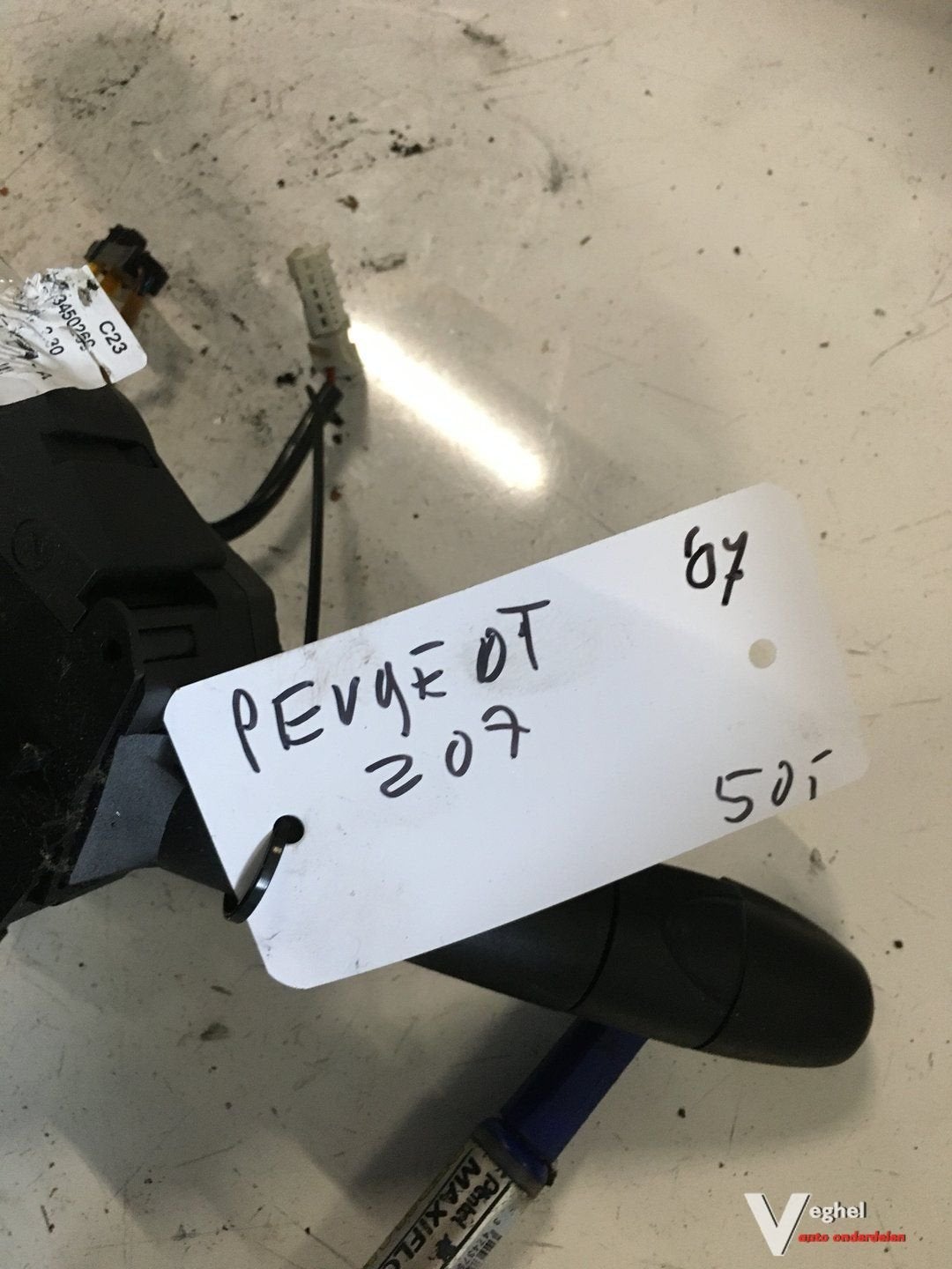 Peugeot 207 2007 Stuurkolom combischakelaar met cruise contr, Auto-onderdelen, Gebruikt, -, -, Ophalen of Verzenden