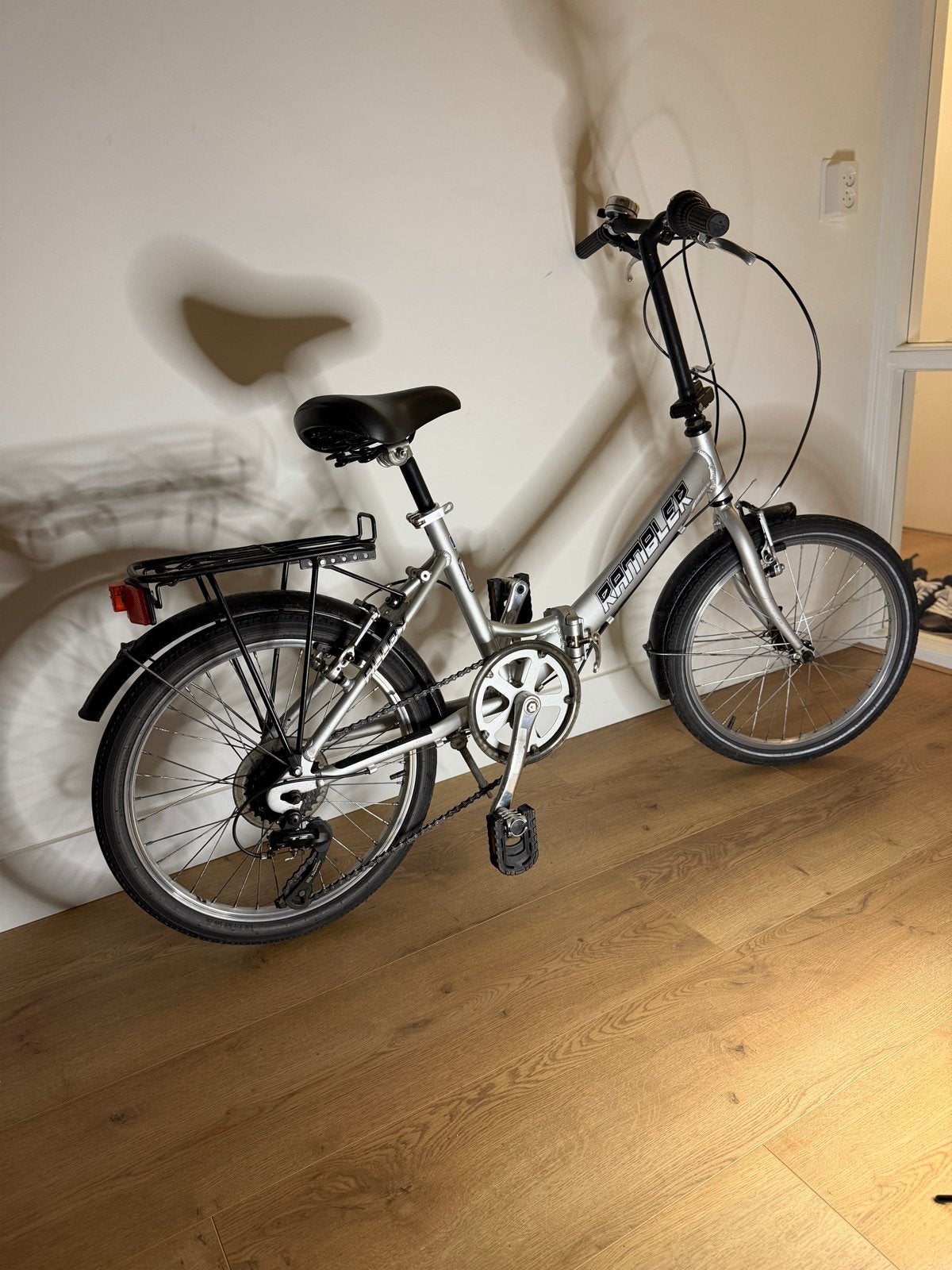 Rambler opvouwbare fiets - 6 versnellingen 20 inch, Fietsen en Brommers, Overige merken, 20 inch of meer, Gebruikt, Velgrem