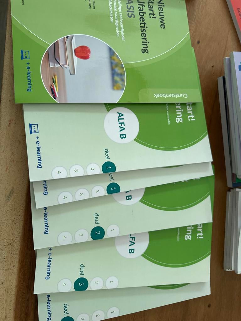 5x Nieuwe Start! Alfabetisering  & cursistenboek, Ophalen of Verzenden, Alpha, Zo goed als nieuw, Overige niveaus