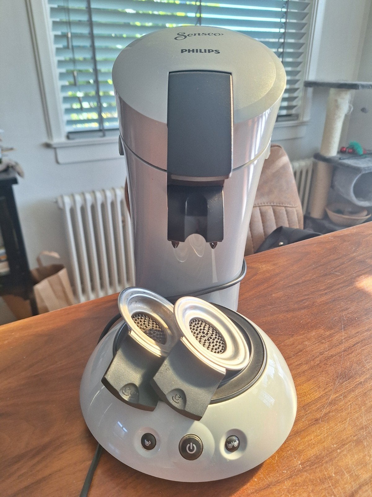 Philips Senseo Koffiezetapparaat - Goede Staat, Ophalen, Gebruikt, Koffiemachine, 2 tot 4 kopjes