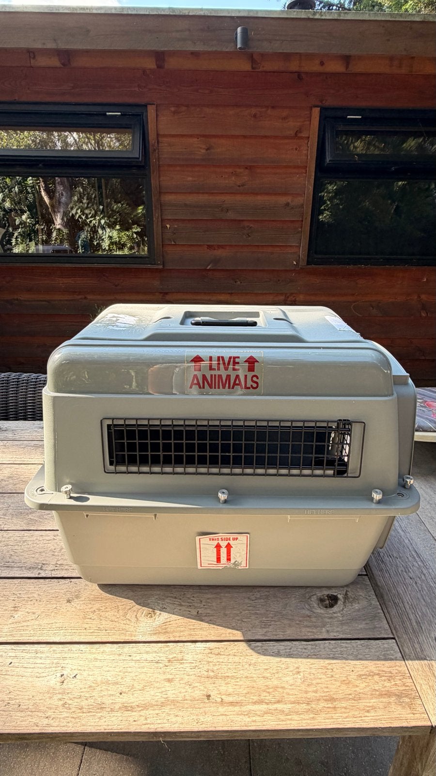 Pet carrier M/L, Dieren en Toebehoren, Honden-accessoires, Ophalen, Gebruikt