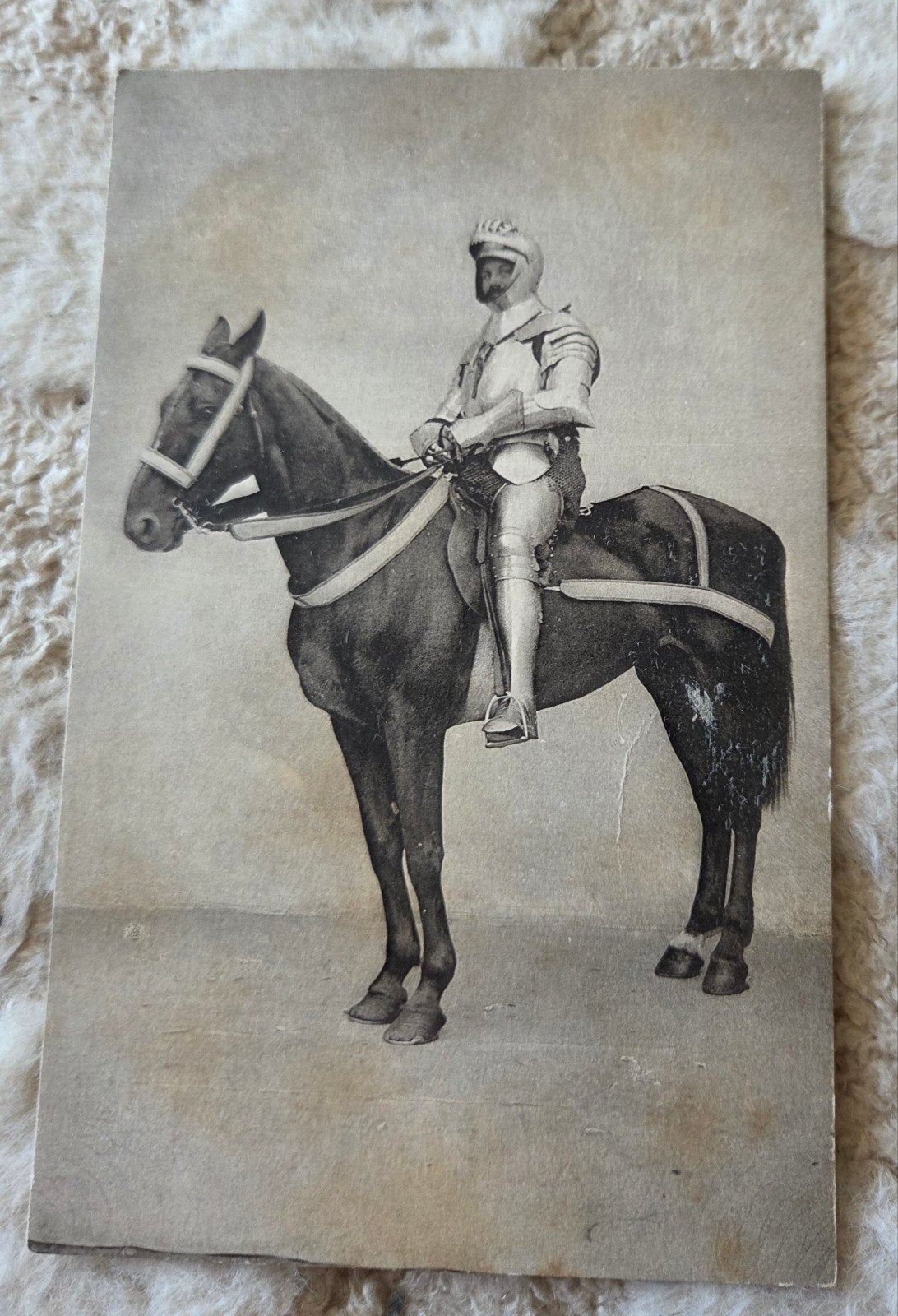 Oude Ansichtkaart: Guillaume de Lalaing op paard, Verzenden, Voor 1920, Gelopen, Zuid-Holland