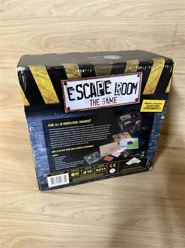 Escape room the game - exit - 4 games - s3261, Verzenden, Zo goed als nieuw