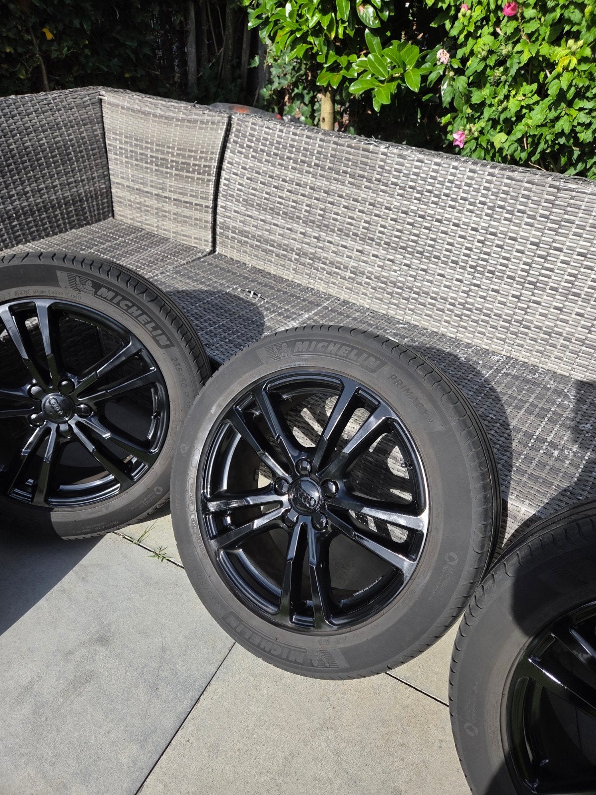 Audi A3 Q3 5x112 Michelin 18 inch Audi S-Line velgen vag OEM, Auto-onderdelen, Ophalen, 18 inch, Gebruikt, Banden en Velgen