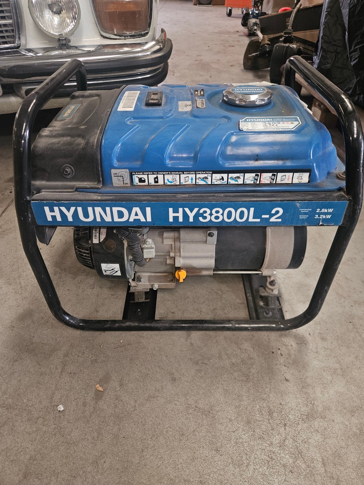 aggregaat hyundai, Ophalen