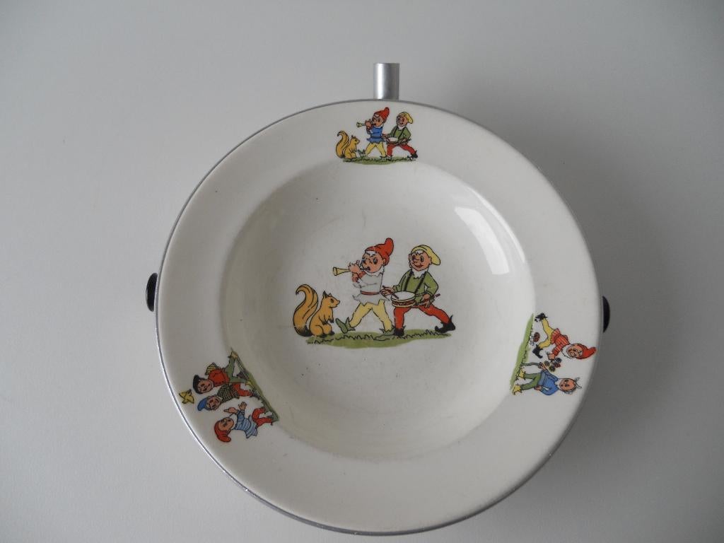 Warmwaterbordje met kabouters, Antiek en Kunst, Ophalen of Verzenden