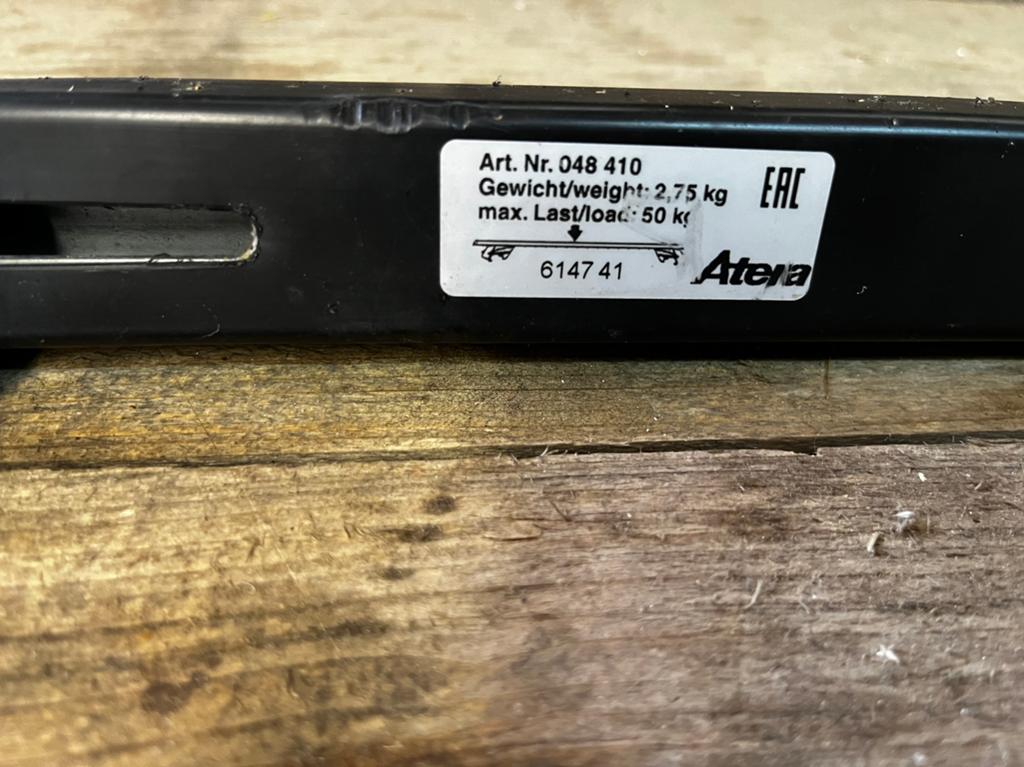 Dakdragers Atera (gesloten rails), Auto diversen, Dakdragers, Ophalen, Gebruikt
