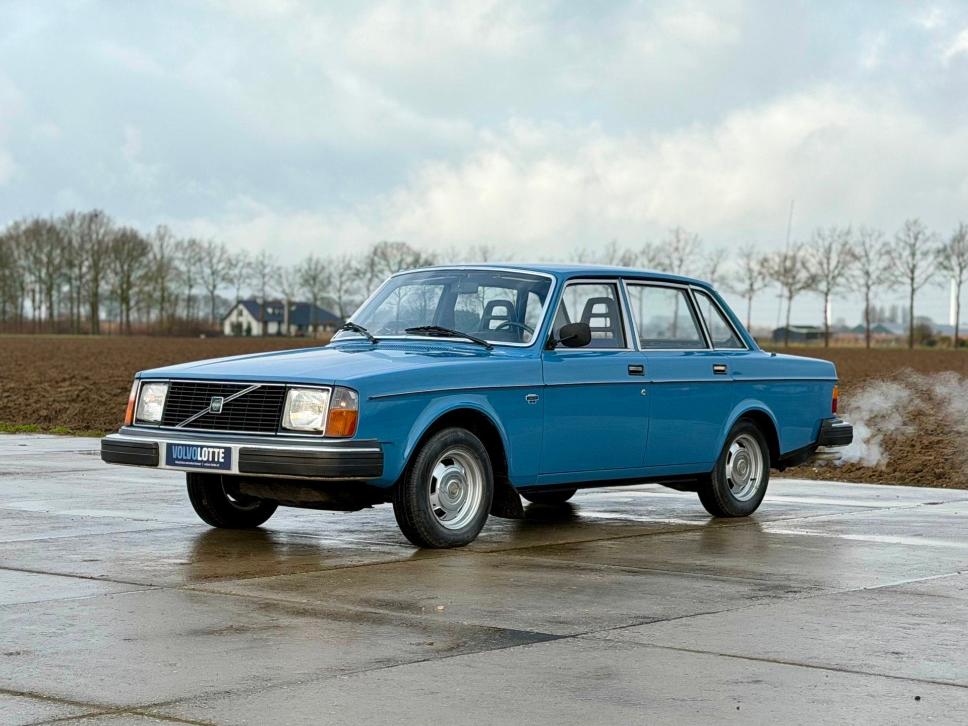 Volvo 244 DL, Gebruikt, Overige modellen, Blauw, Origineel Nederlands