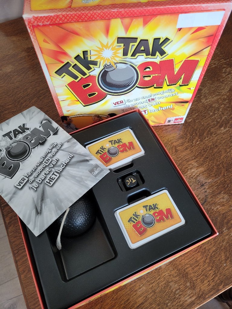 Tik tak boem, Vijf spelers of meer, Ophalen of Verzenden, Gebruikt, Goliath