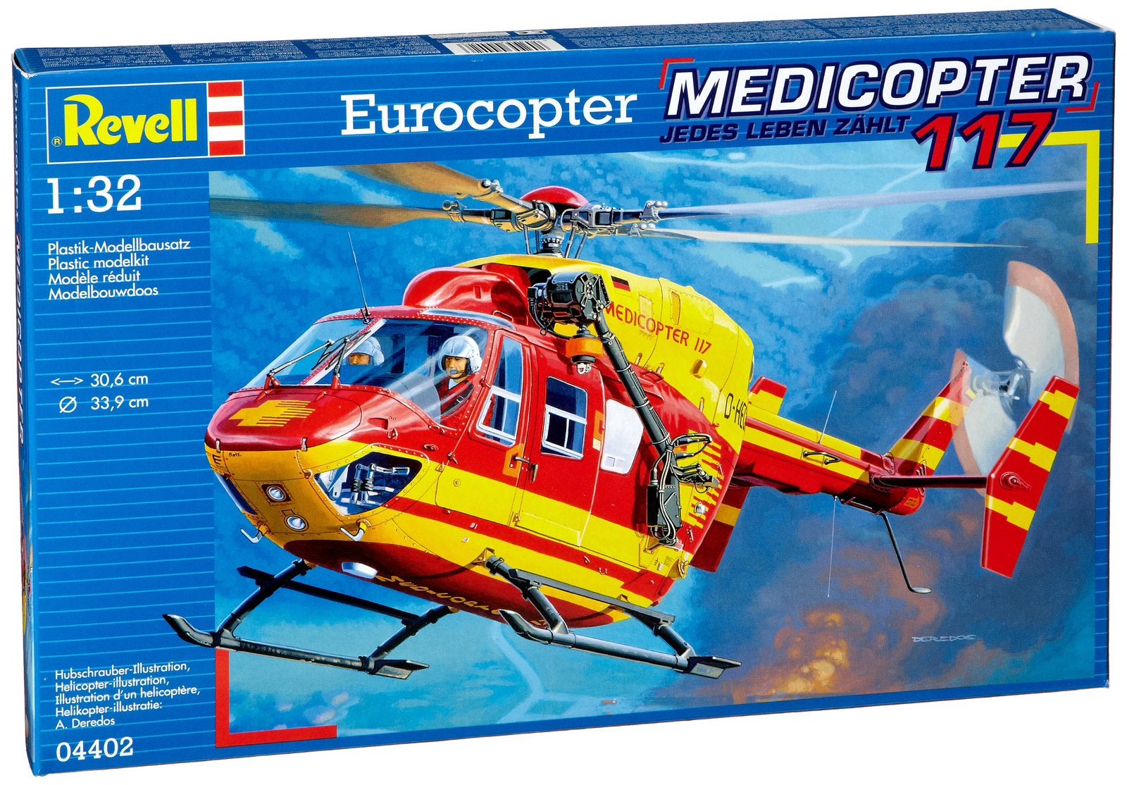 Gezocht!!! Revell medicopter 117 1:32, Ophalen of Verzenden, Zo goed als nieuw, Groter dan 1:72, Revell