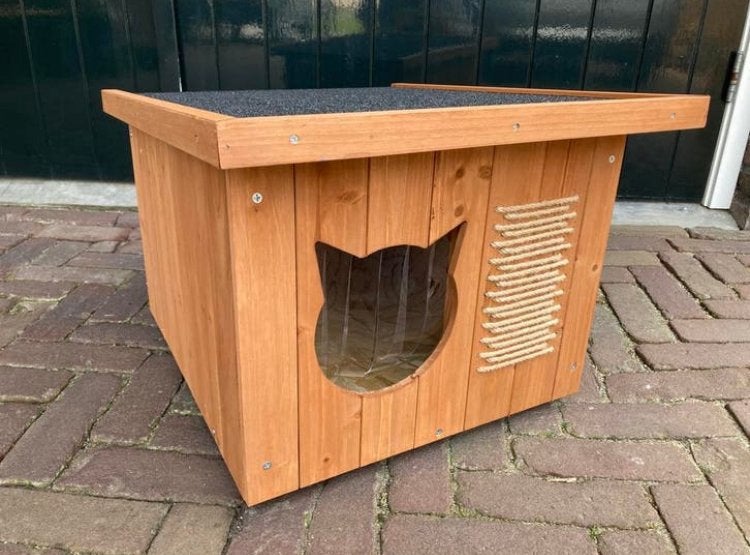 Kattenhuis Lion D’Or - nieuw- geïsoleerd, Dieren en Toebehoren, Ophalen, Zo goed als nieuw