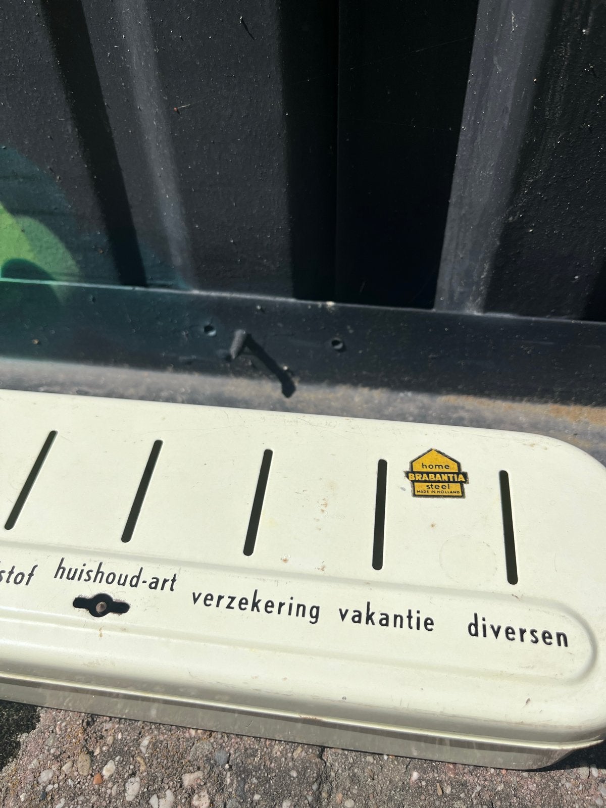 Brabantia Huishoudgeldkistje / Verdeelspaarpot Jaren '60-'70, Ophalen