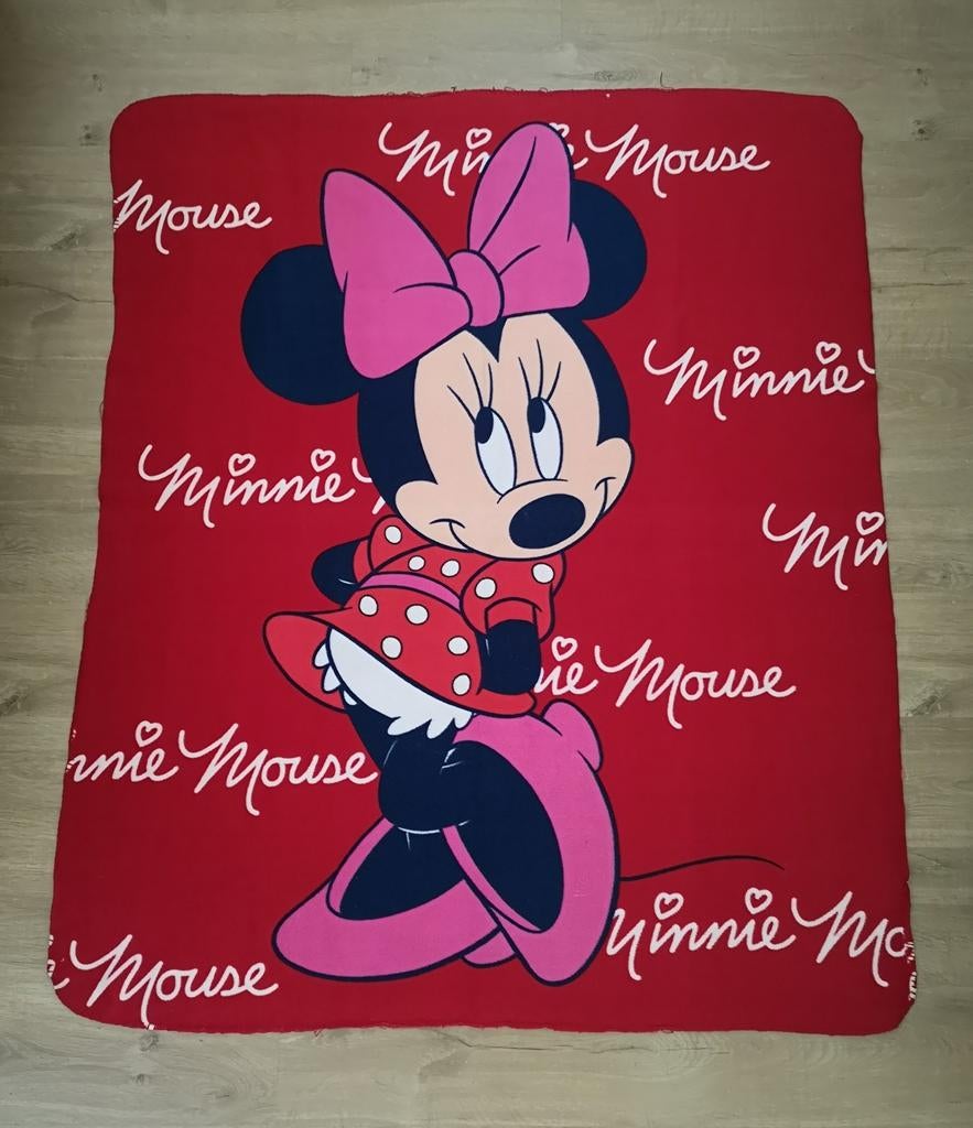 2 plaids van Minnie Mouse, Verzamelen, Disney, Beeldje of Figuurtje, Mickey Mouse, Ophalen