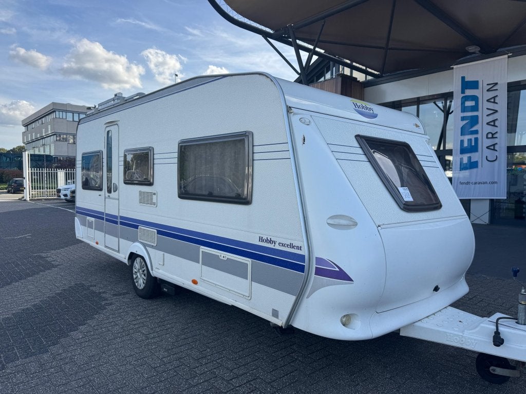 Hobby Excellent 495 UL 2007 MOVER + TENT!!!, Standaardzit, Bedrijf, Fietsenrek, 4 tot 5 meter