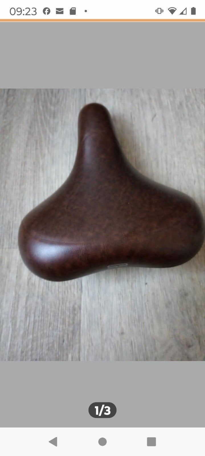 Selle Royal zadel  bruin, Gebruikt, Elektrische fiets, Kunststof, Ophalen of Verzenden