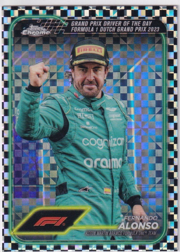 Fernando Alonso Checker Refractor #171, Verzamelen, Verzenden, Nieuw, Formule 1