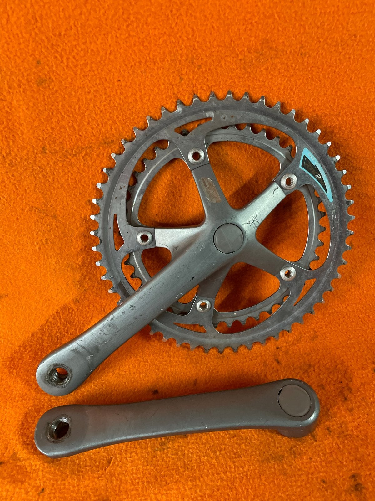 SR japan 170mm, 52/42T racefiets crankstel, Fietsen en Brommers, Crankstel of Pedalen, Gebruikt, Verzenden, Aluminium
