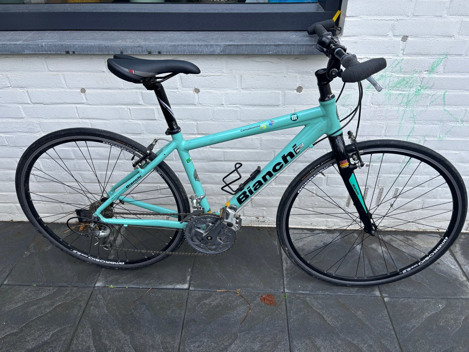 Bianchi Camaleonte III racefiets, Fietsen en Brommers, Velgrem, Versnellingen, Zo goed als nieuw, 53 tot 57 cm