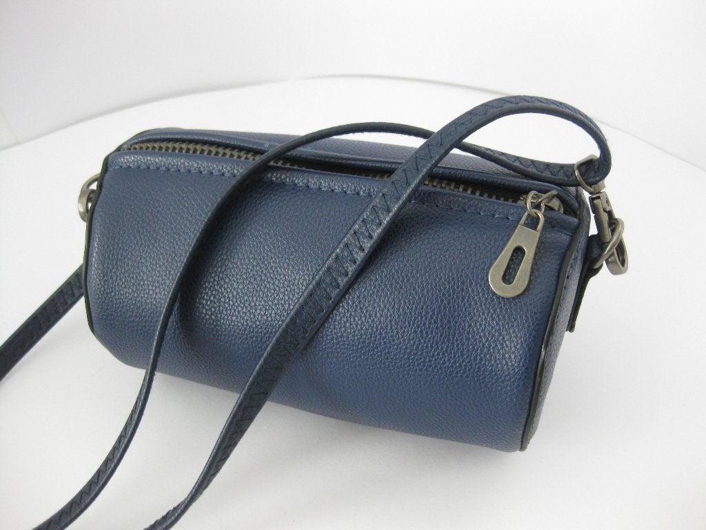 Roltasje / Handtas/ Schoudertas blauw met hengsel 18 x 11 cm, Sieraden, Tassen en Uiterlijk, Ophalen of Verzenden, Nieuw, Blauw