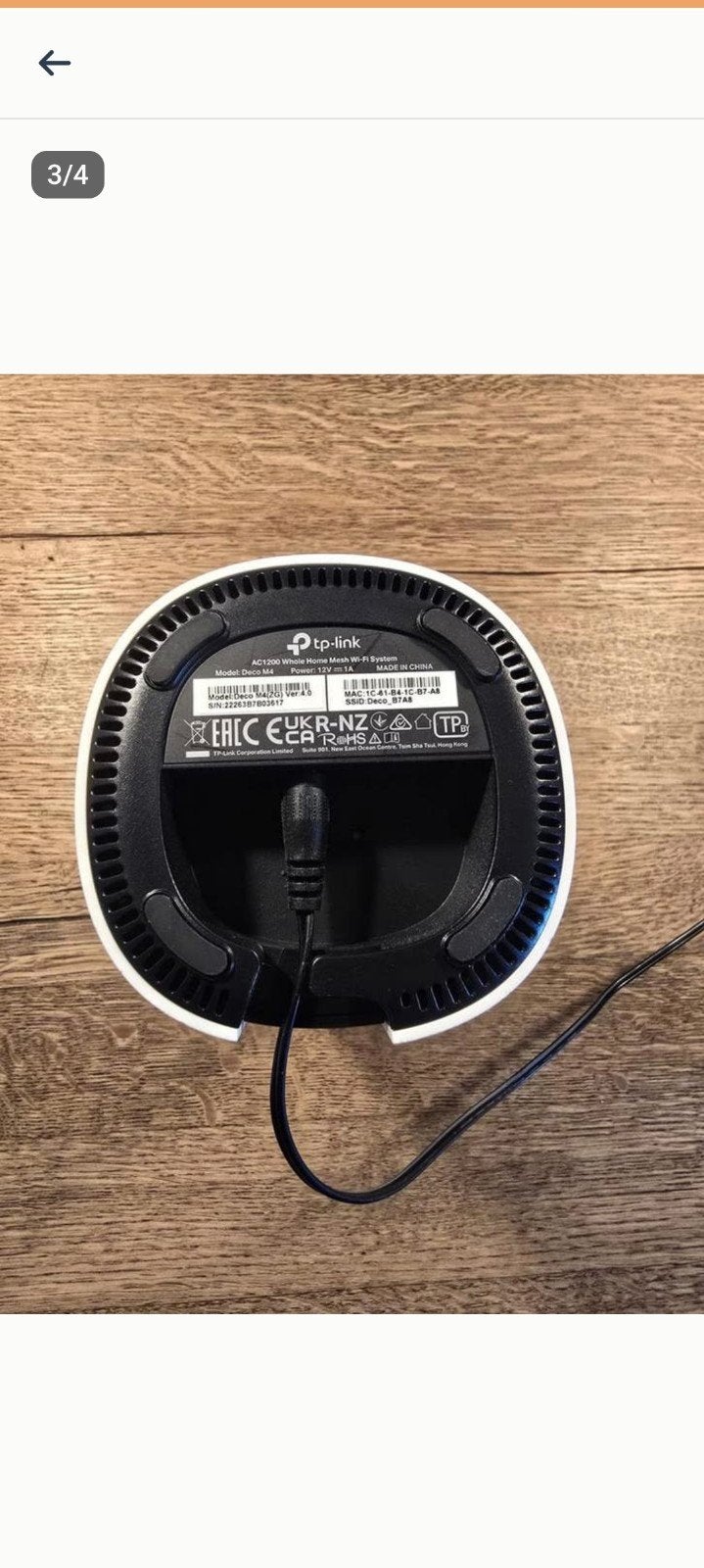 TP-Link Deco M4 Mesh WiFi Systeem AC1200 (3 units), Ophalen of Verzenden, Zo goed als nieuw