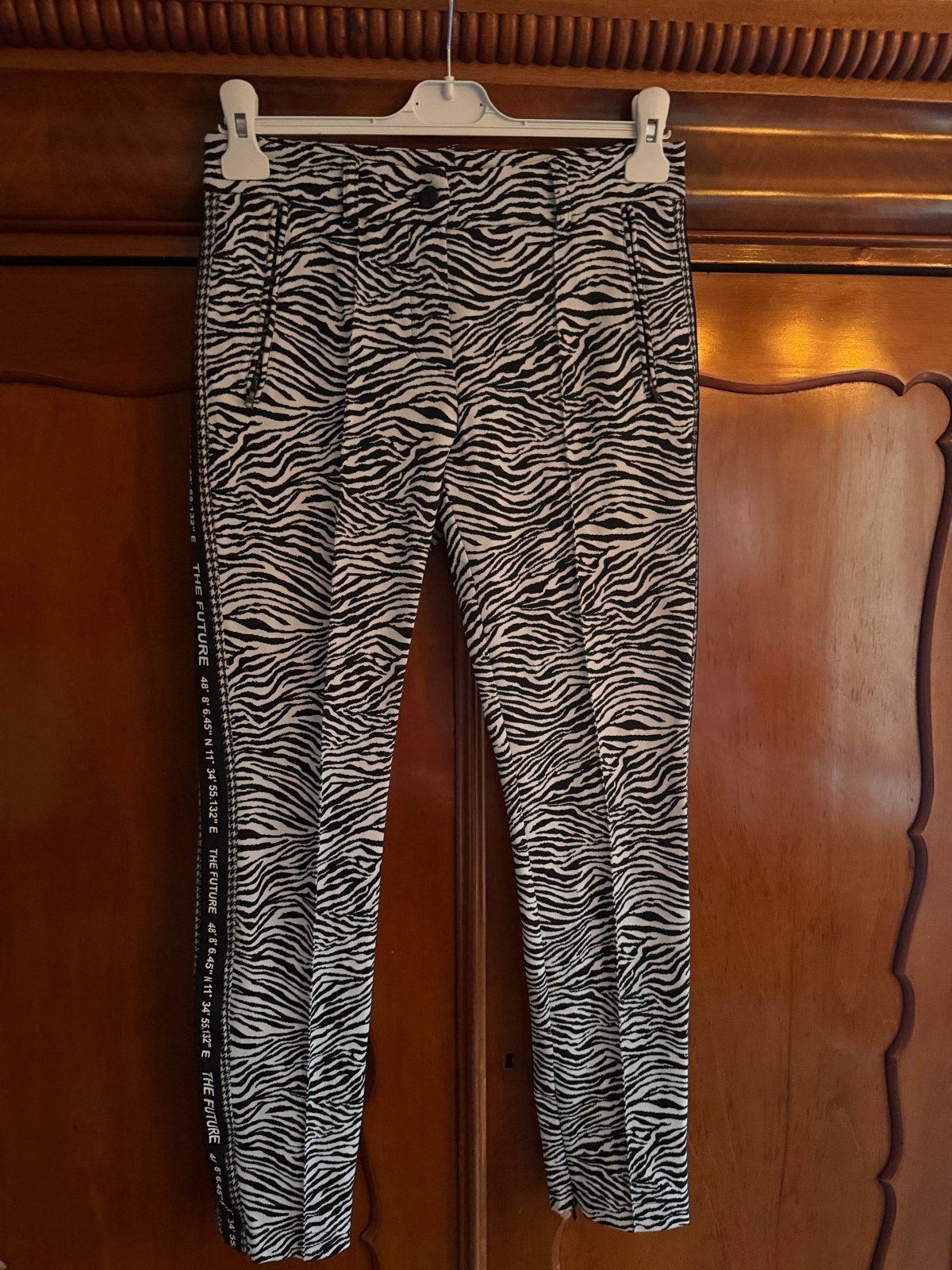 Cambio Rhona Zebraprint zomerbroek, Zwart, Nieuw, Ophalen of Verzenden, Maat 36 (S)