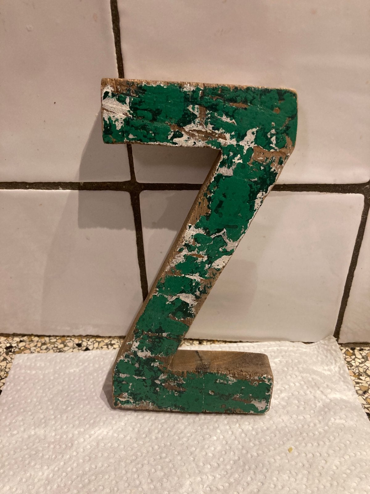 Houten letter Z, Ophalen of Verzenden