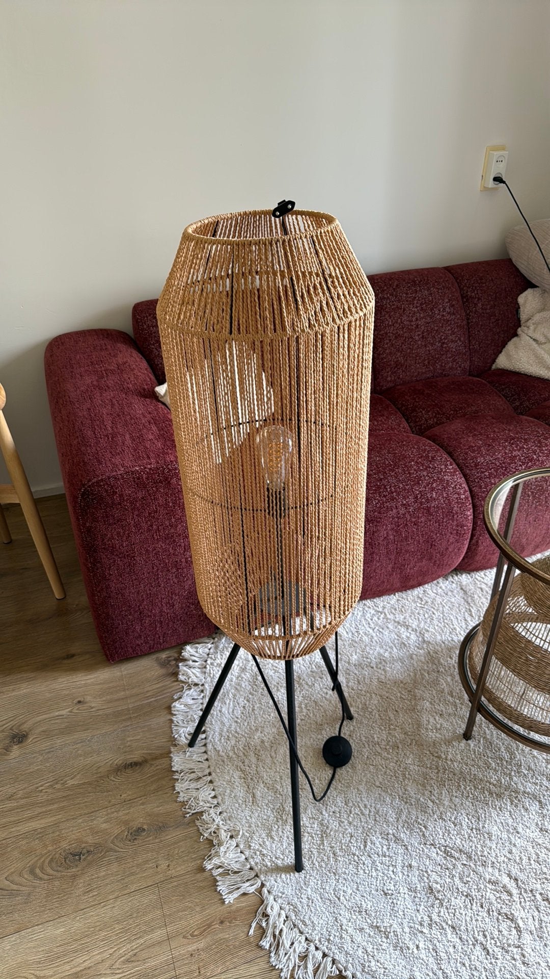 Lamp, Ophalen of Verzenden, Zo goed als nieuw, Minder dan 100 cm