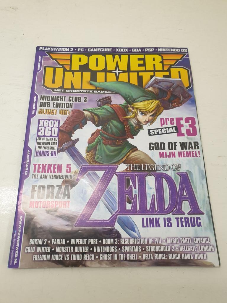 Power unlimited juni 2005 jaargang 13 zelda, Ophalen of Verzenden, Gelezen