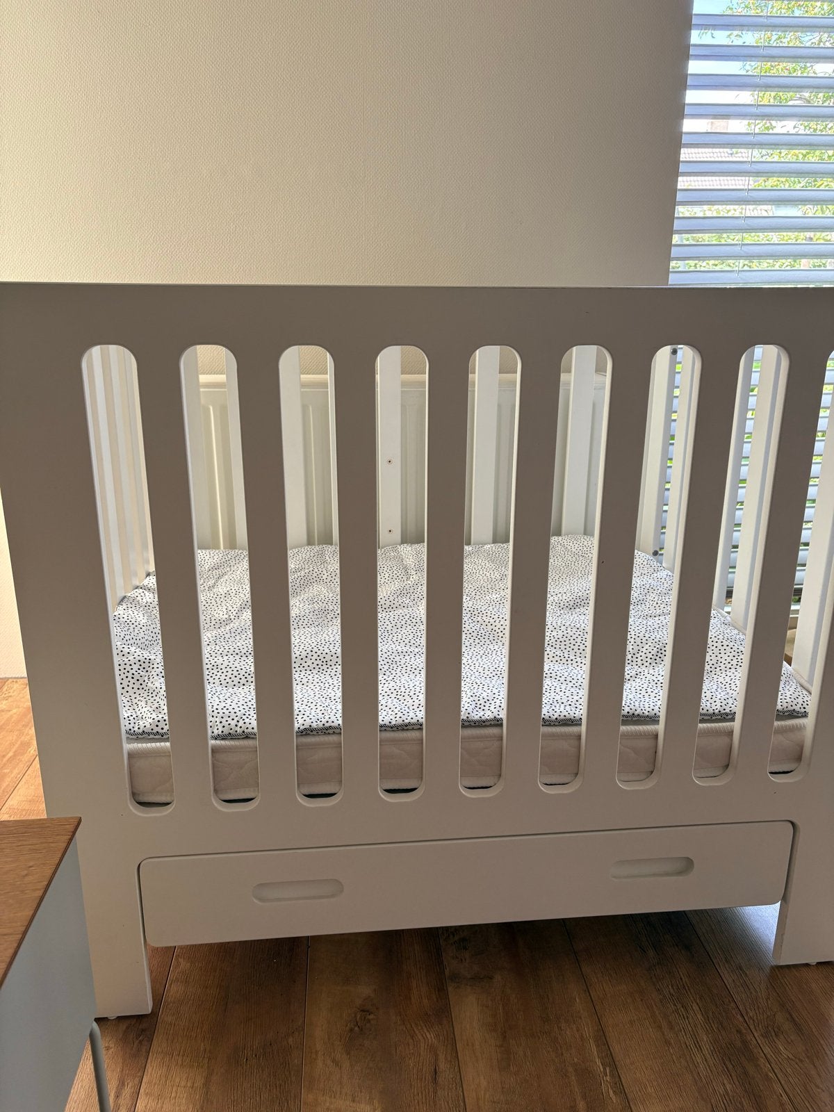 Coming Kids box met lade boxmatras en boxkleed Mies&co, Kinderen en Baby's, Ophalen, Gebruikt, Lade