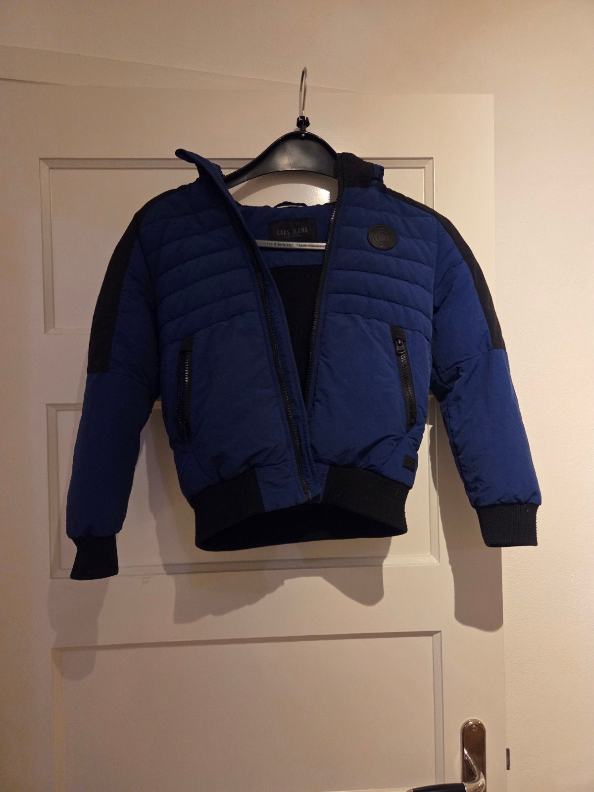 cars jeans winterjas maat 128, Gebruikt, Ophalen of Verzenden, Jas, Jongen