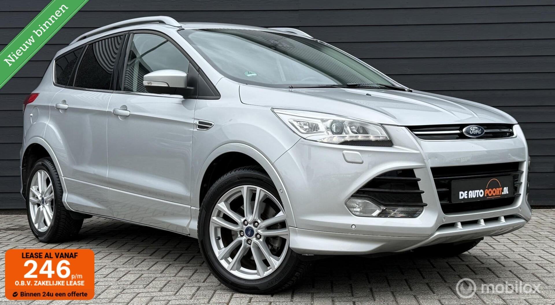Ford Kuga 1.5 EcoBoost ST Line 182PK Navi+/18"/LED/Clima/Cru, Automaat, 4 cilinders, 1586 kg, 14 km/l
