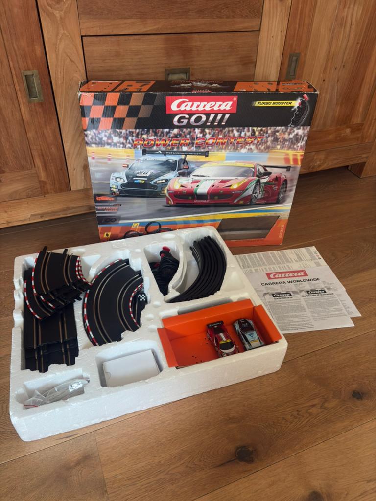 Carrera GO!!! Racebaan Set - Power Contest, Ophalen, Carrera, Elektrisch, Met looping